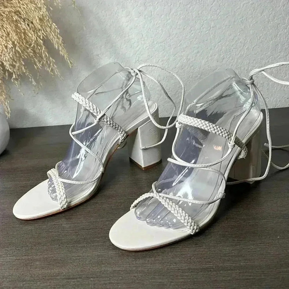 Schutz Maxima Block Sandals Size 10.5B - Picture 3 of 10